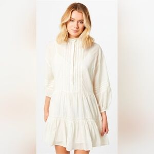 Chic Ivory Long Sleeve Dress